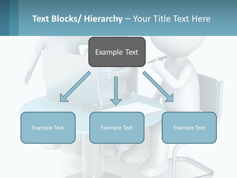 A Couple Of People Sitting At A Table With A Laptop PowerPoint Template