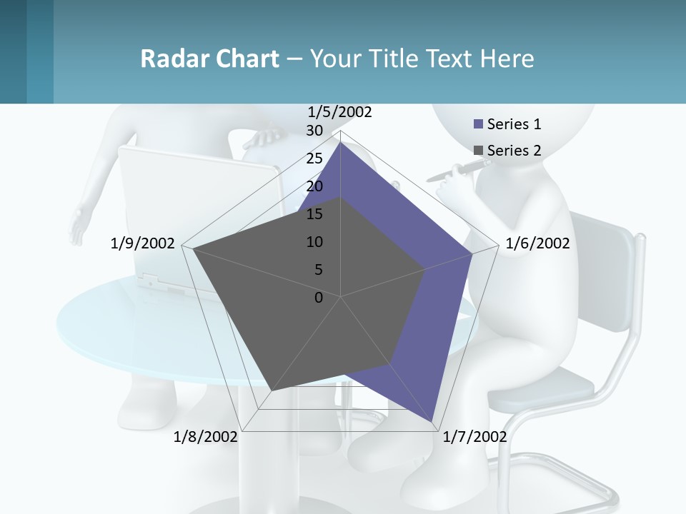 A Couple Of People Sitting At A Table With A Laptop PowerPoint Template