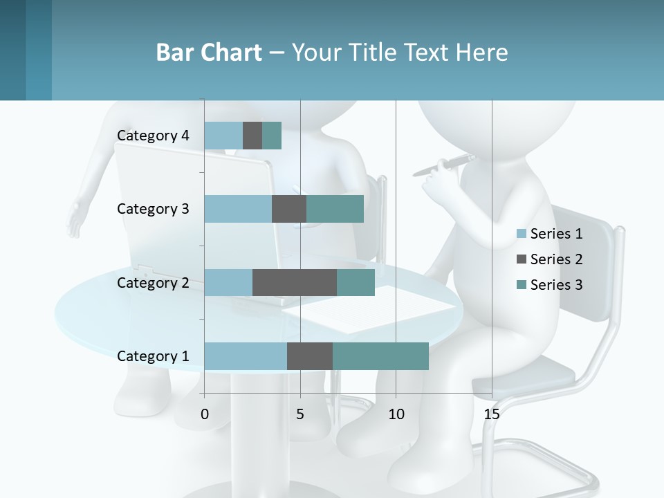 A Couple Of People Sitting At A Table With A Laptop PowerPoint Template