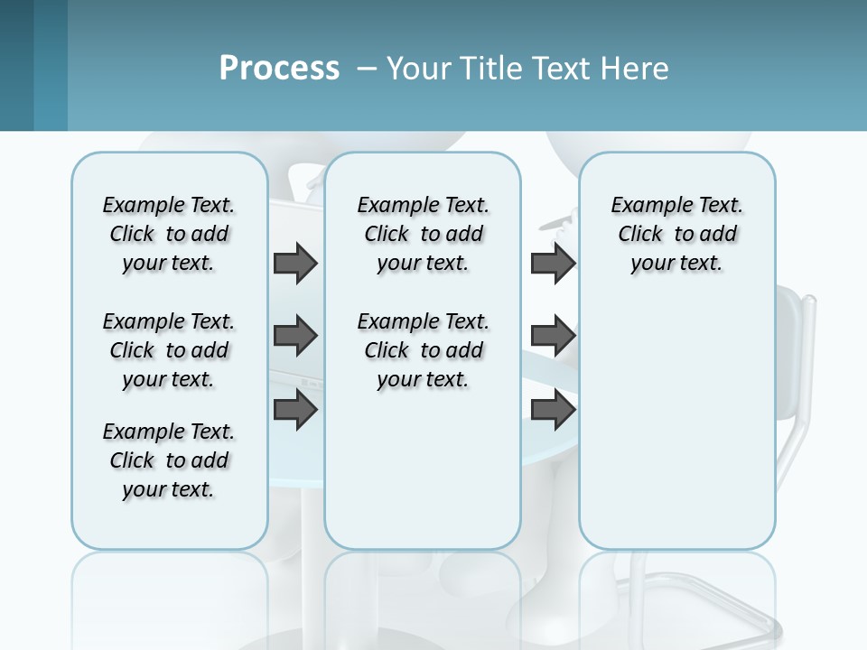 A Couple Of People Sitting At A Table With A Laptop PowerPoint Template