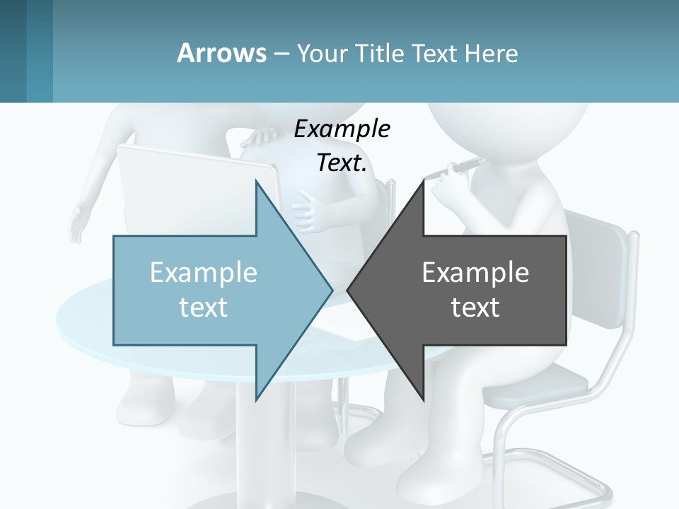 A Couple Of People Sitting At A Table With A Laptop PowerPoint Template