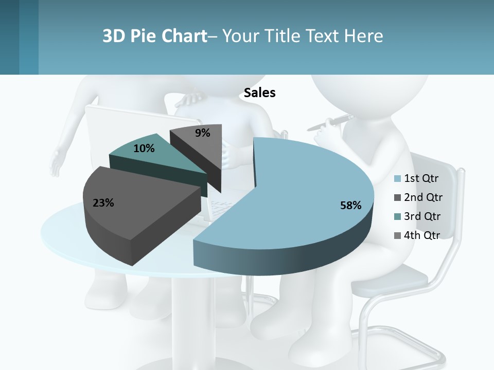 A Couple Of People Sitting At A Table With A Laptop PowerPoint Template