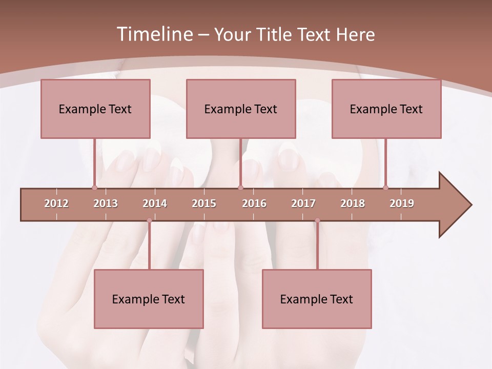A Woman With A Towel On Her Head Covering Her Eyes PowerPoint Template