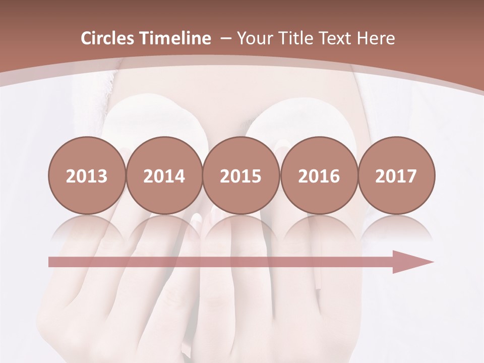 A Woman With A Towel On Her Head Covering Her Eyes PowerPoint Template