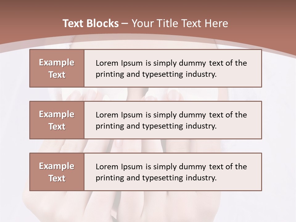 A Woman With A Towel On Her Head Covering Her Eyes PowerPoint Template