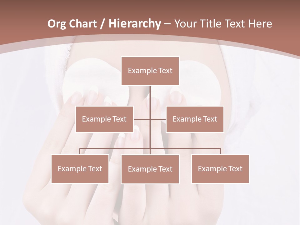 A Woman With A Towel On Her Head Covering Her Eyes PowerPoint Template