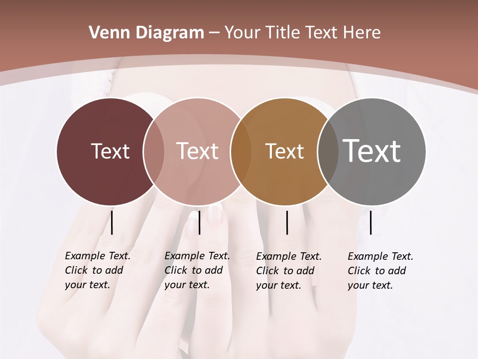 A Woman With A Towel On Her Head Covering Her Eyes PowerPoint Template