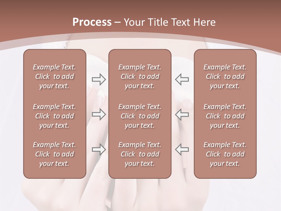 A Woman With A Towel On Her Head Covering Her Eyes PowerPoint Template
