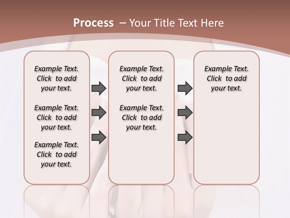 A Woman With A Towel On Her Head Covering Her Eyes PowerPoint Template