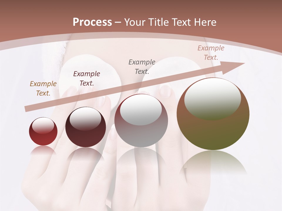 A Woman With A Towel On Her Head Covering Her Eyes PowerPoint Template