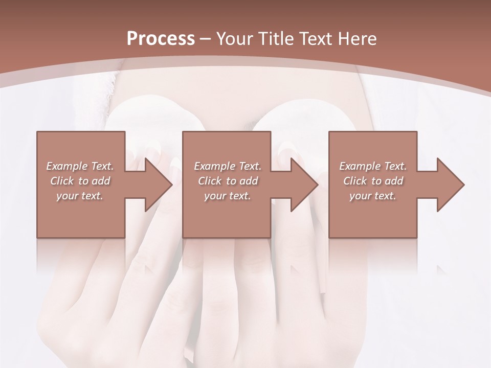 A Woman With A Towel On Her Head Covering Her Eyes PowerPoint Template