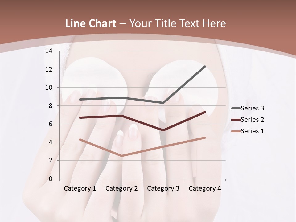 A Woman With A Towel On Her Head Covering Her Eyes PowerPoint Template