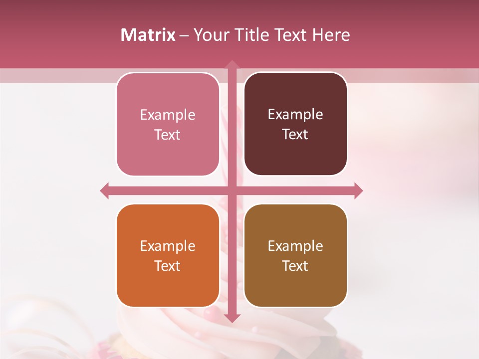A Cupcake With A Single Candle On Top Of It PowerPoint Template