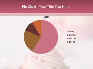 A Cupcake With A Single Candle On Top Of It PowerPoint Template