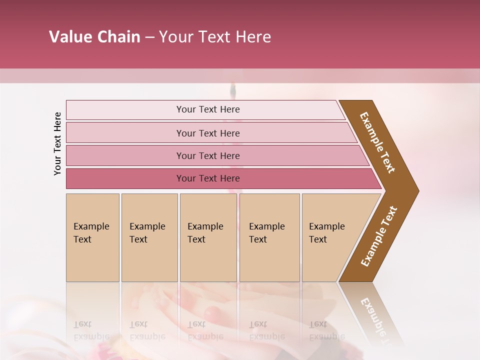 A Cupcake With A Single Candle On Top Of It PowerPoint Template
