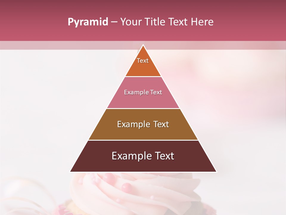 A Cupcake With A Single Candle On Top Of It PowerPoint Template
