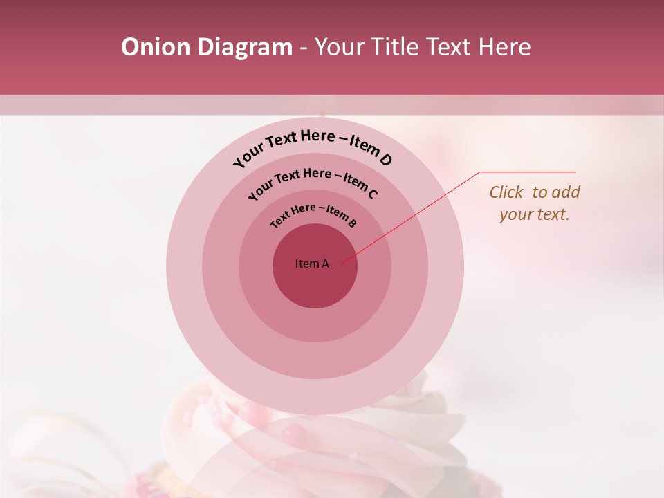 A Cupcake With A Single Candle On Top Of It PowerPoint Template