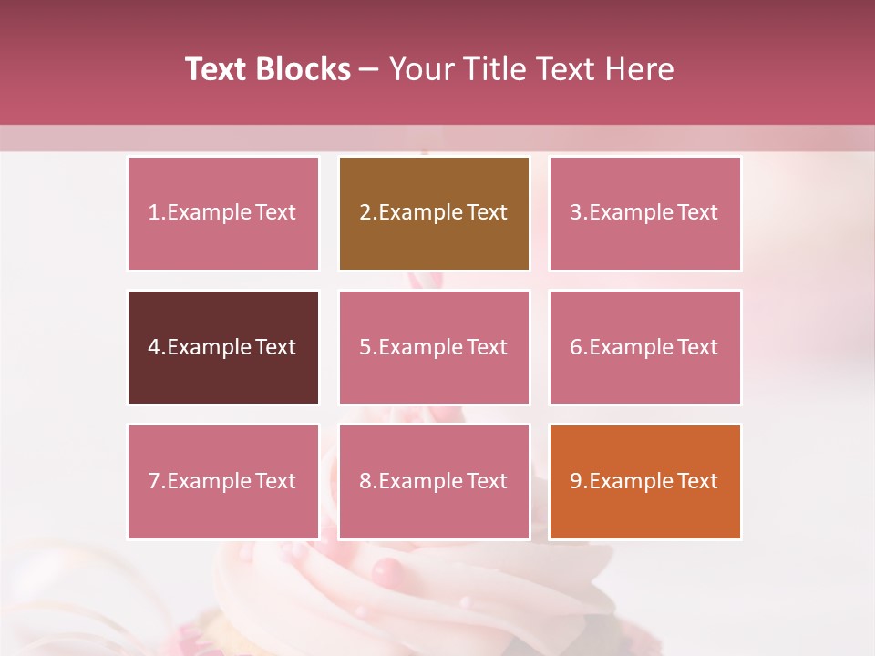 A Cupcake With A Single Candle On Top Of It PowerPoint Template