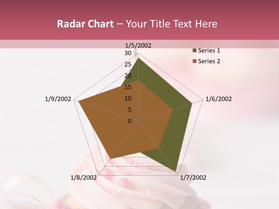 A Cupcake With A Single Candle On Top Of It PowerPoint Template
