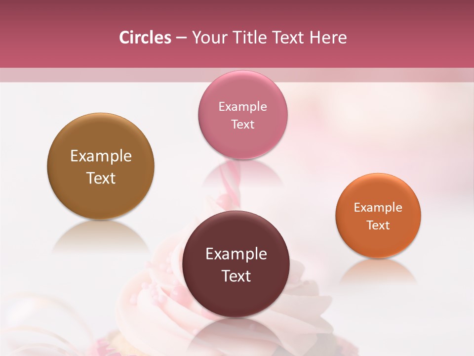 A Cupcake With A Single Candle On Top Of It PowerPoint Template