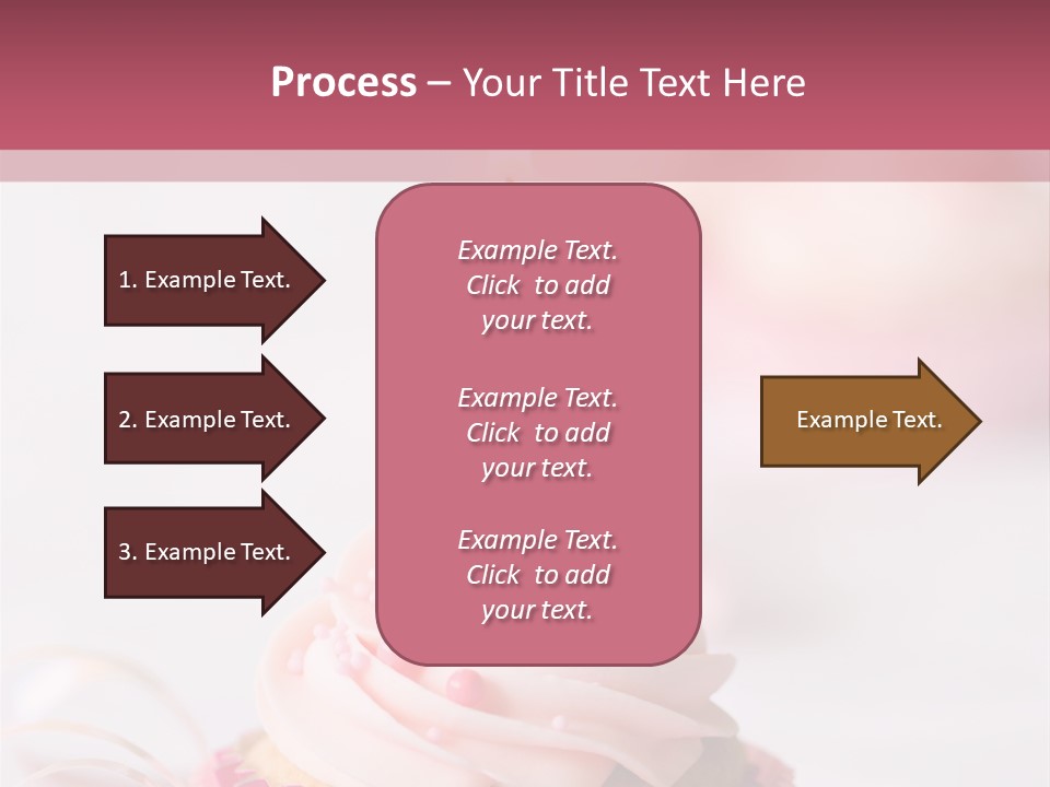 A Cupcake With A Single Candle On Top Of It PowerPoint Template