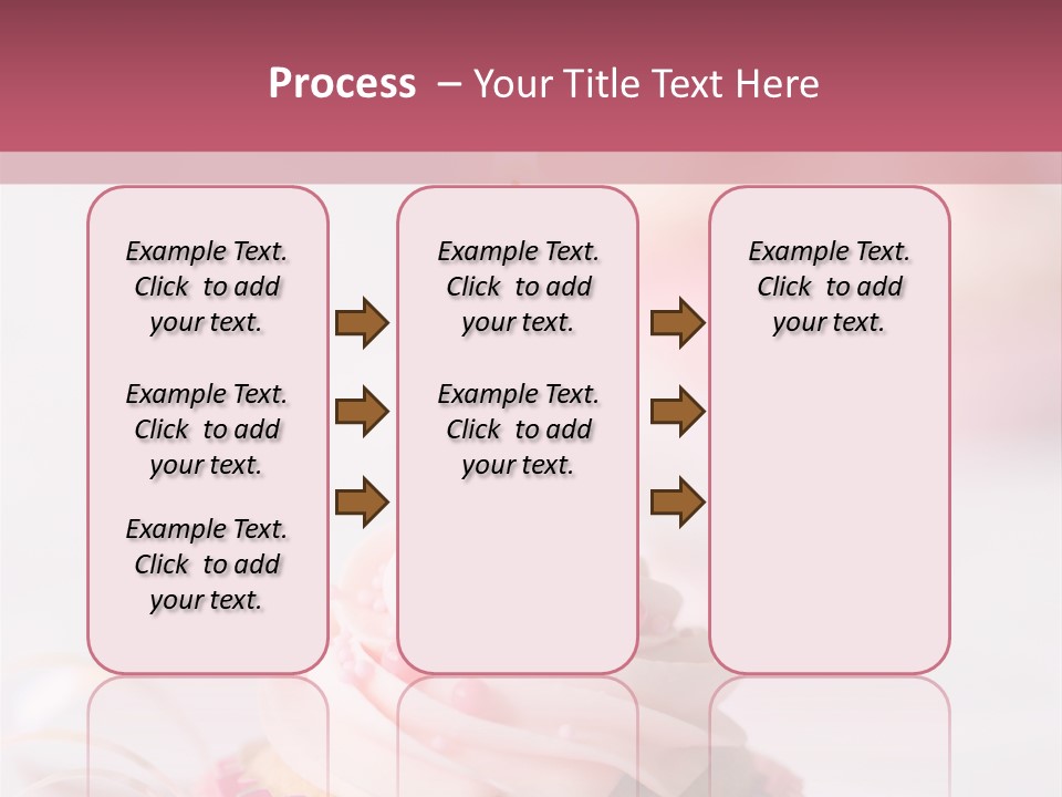 A Cupcake With A Single Candle On Top Of It PowerPoint Template