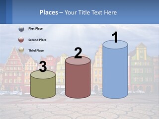 A Group Of Buildings With A Sky Background PowerPoint Template