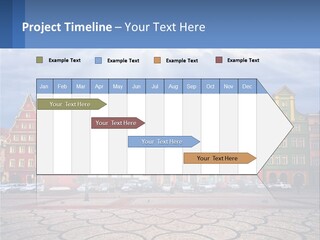 A Group Of Buildings With A Sky Background PowerPoint Template