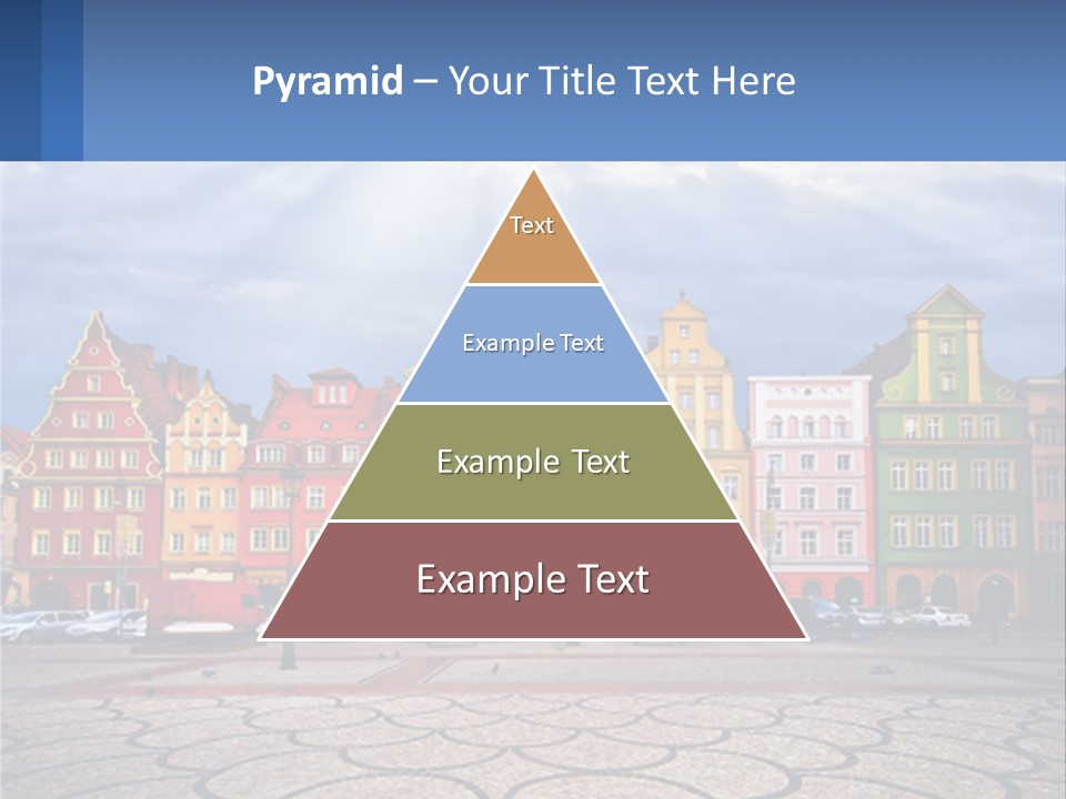 A Group Of Buildings With A Sky Background PowerPoint Template