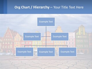 A Group Of Buildings With A Sky Background PowerPoint Template