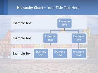 A Group Of Buildings With A Sky Background PowerPoint Template