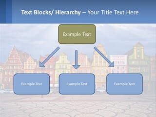 A Group Of Buildings With A Sky Background PowerPoint Template