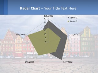 A Group Of Buildings With A Sky Background PowerPoint Template