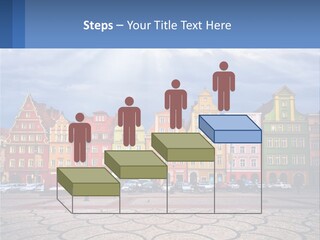 A Group Of Buildings With A Sky Background PowerPoint Template