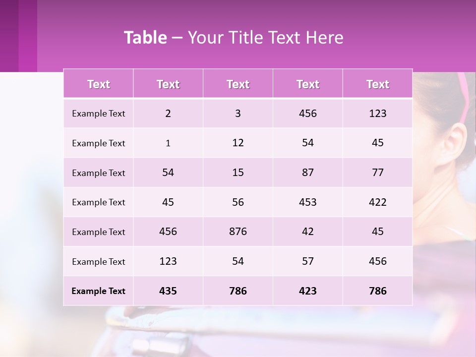 A Woman With Sunglasses Sitting In A Pink Car PowerPoint Template