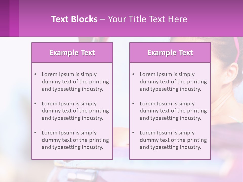 A Woman With Sunglasses Sitting In A Pink Car PowerPoint Template
