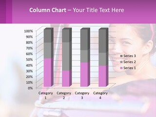 A Woman With Sunglasses Sitting In A Pink Car PowerPoint Template