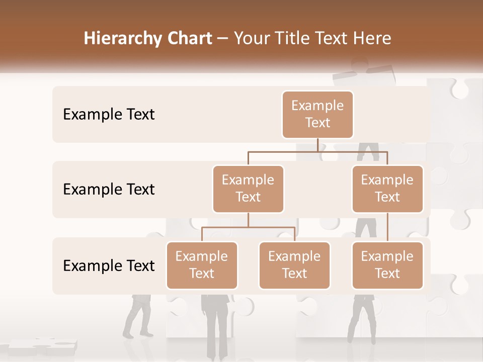 A Group Of People Standing On Top Of A Puzzle Piece PowerPoint Template