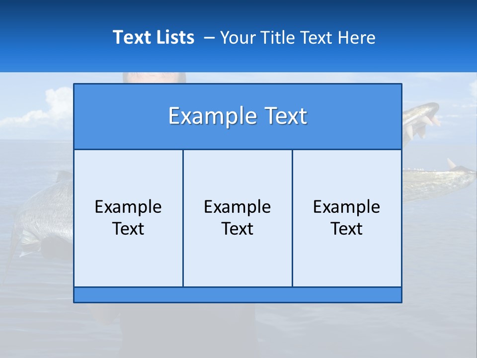 A Man Holding A Large Fish On A Boat PowerPoint Template