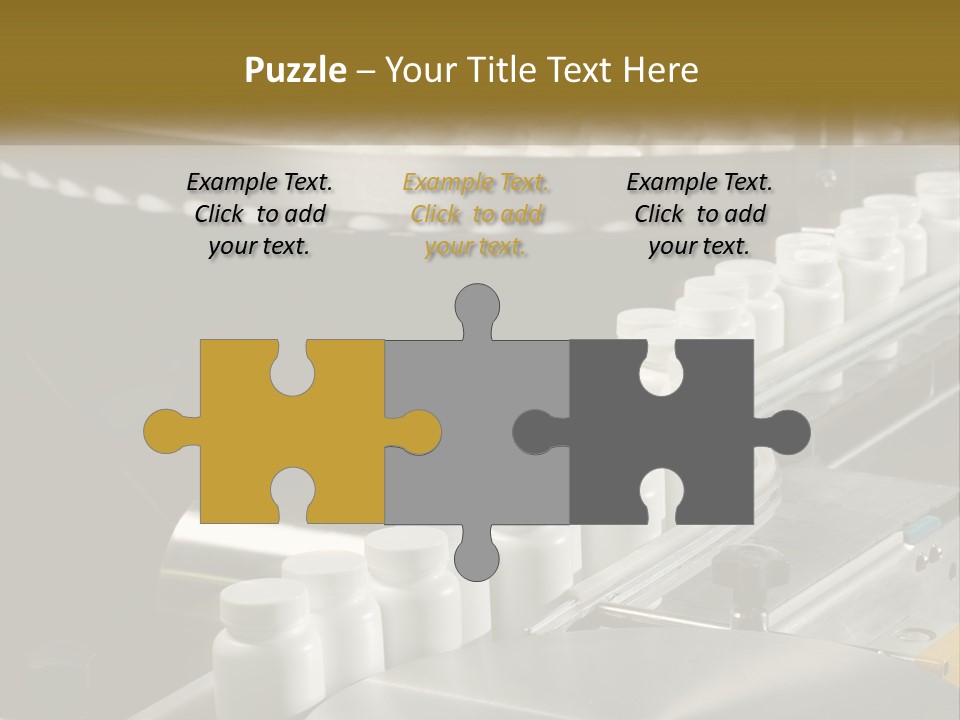 A Conveyor Belt Filled With Lots Of Plastic Cups PowerPoint Template