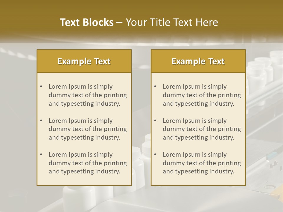 A Conveyor Belt Filled With Lots Of Plastic Cups PowerPoint Template