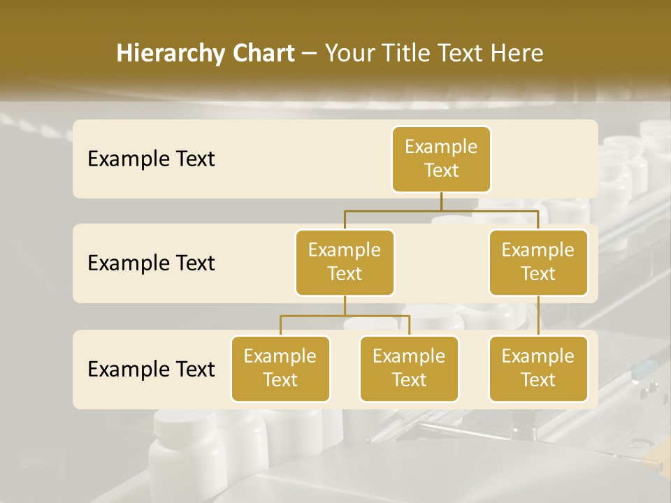 A Conveyor Belt Filled With Lots Of Plastic Cups PowerPoint Template