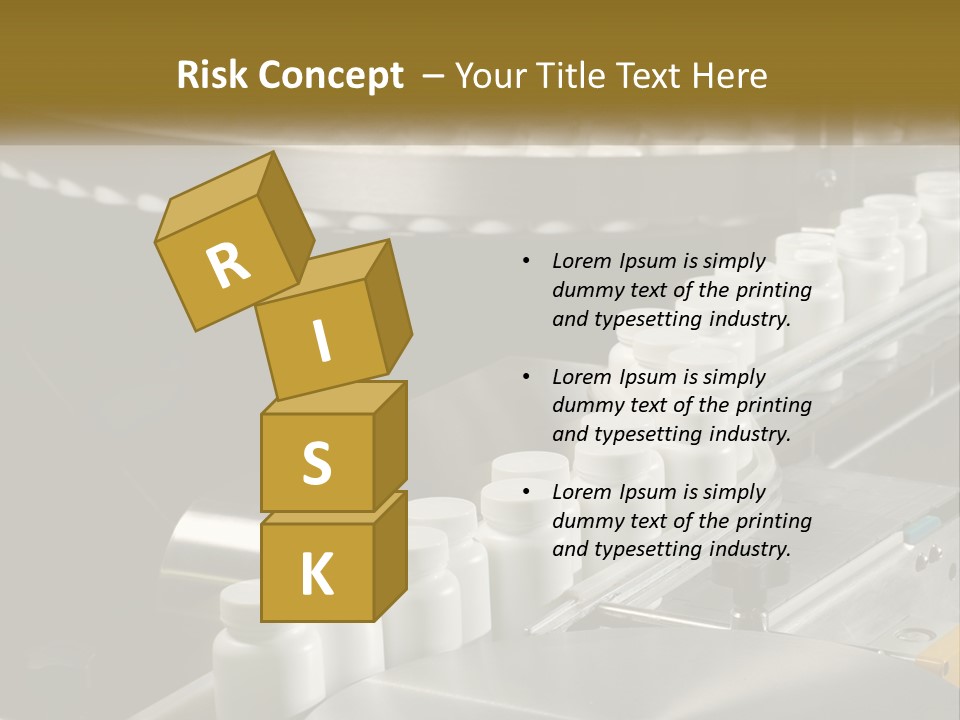 A Conveyor Belt Filled With Lots Of Plastic Cups PowerPoint Template