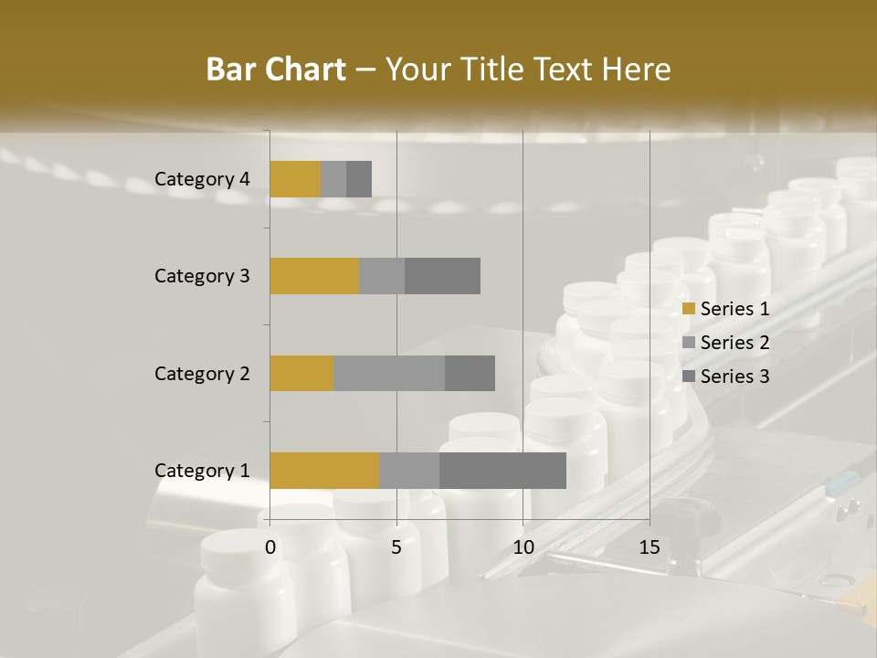 A Conveyor Belt Filled With Lots Of Plastic Cups PowerPoint Template