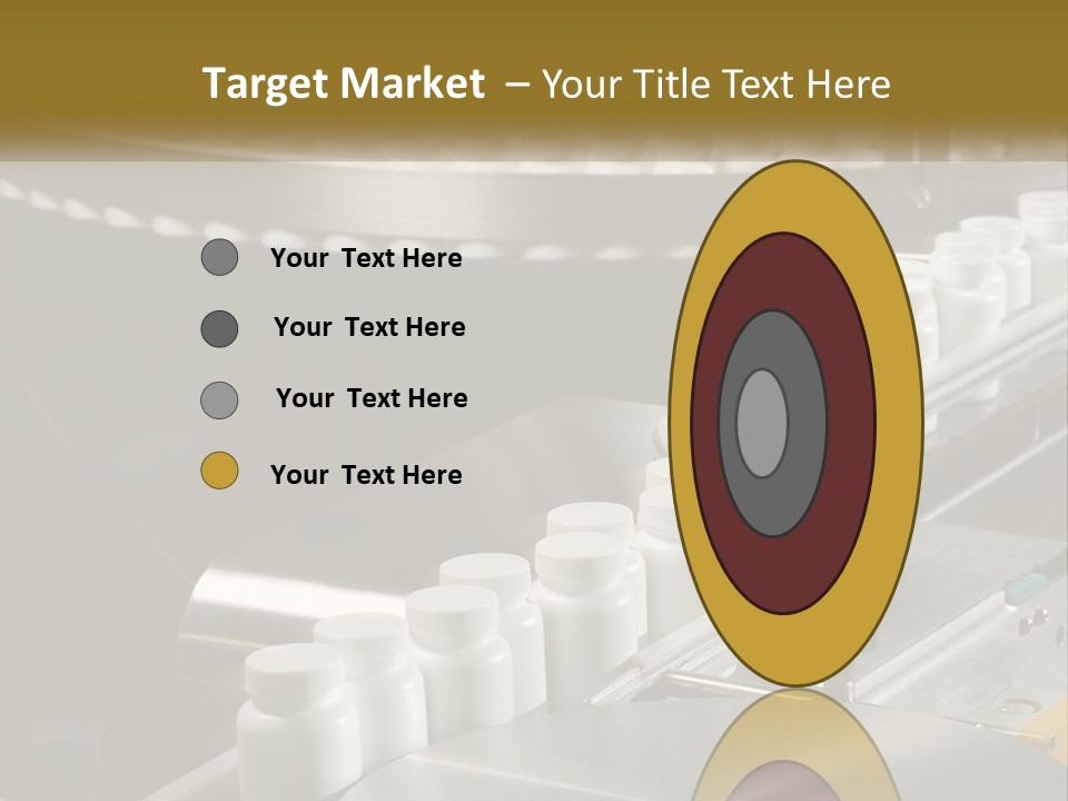 A Conveyor Belt Filled With Lots Of Plastic Cups PowerPoint Template