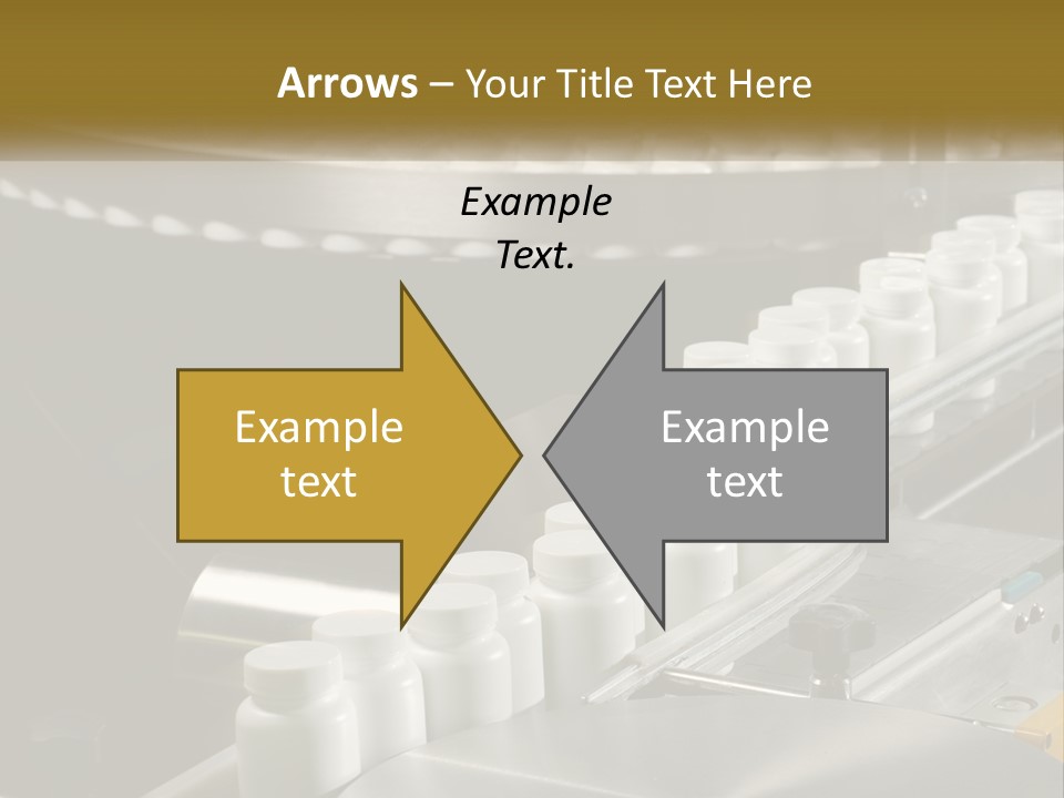 A Conveyor Belt Filled With Lots Of Plastic Cups PowerPoint Template
