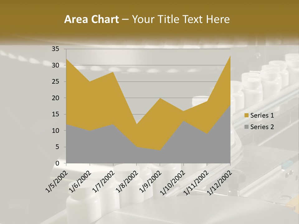 A Conveyor Belt Filled With Lots Of Plastic Cups PowerPoint Template