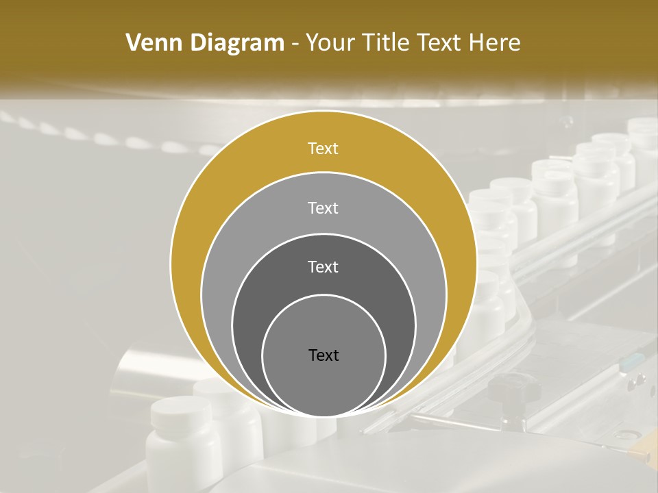 A Conveyor Belt Filled With Lots Of Plastic Cups PowerPoint Template