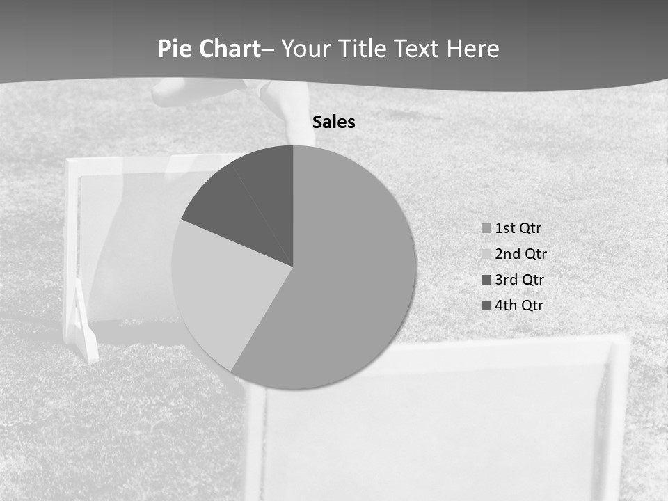 A Child Jumping Over A Chair In A Field PowerPoint Template