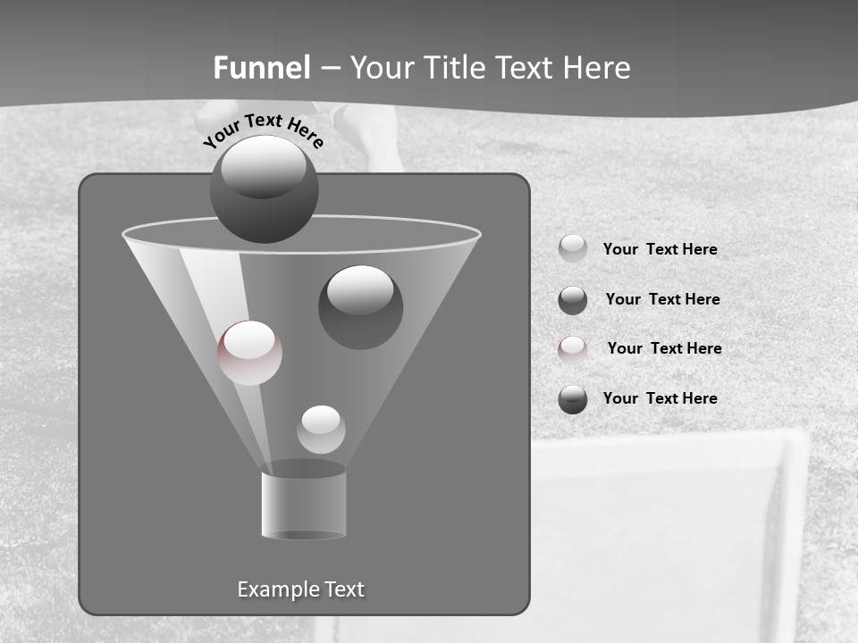 A Child Jumping Over A Chair In A Field PowerPoint Template
